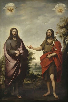 St John The Baptist Collection: Saint John the Baptist Pointing to Christ, c. 1655. Creator