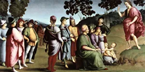 Gathering Prints: Saint John the Baptist Preaching, 1505. Artist: Raphael