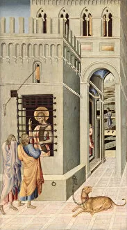 Disciple Gallery: Saint John the Baptist in Prison Visited by Two Disciples, 1455 / 60