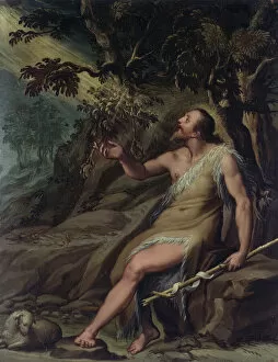 Saint John the Baptist in the Wilderness, 1600/19. Creator: Dionisio Calvaert