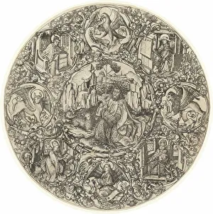 Fathers Prints: Saint John the Baptist in the Wilderness with the Lamb of God