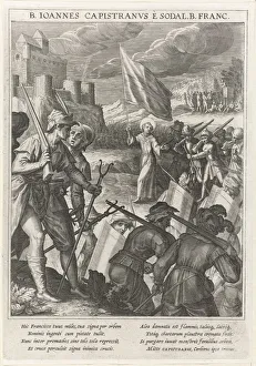 Siege Of Belgrade Prints: Saint John of Capistrano leads the Christian forces in the siege of Belgrade