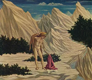 Piety Prints: Saint John in the Desert, c1445-1450. Artist: Domenico Veneziano