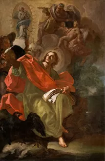 Inspiration Collection: Saint John The Divine, 1710. Creator: Domenico Antonio Vaccaro