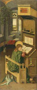 Gabriel Malesskircher Prints: Saint John the Evangelist, 1478. Creator: Gabriel Malesskircher