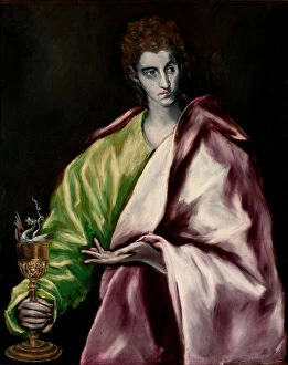 Loyalty Gallery: Saint John the Evangelist. Artist: El Greco, Dominico (1541-1614)