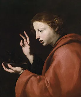 Ribera Prints: Saint John the Evangelist. Artist: Ribera, Jose, de (1591-1652)