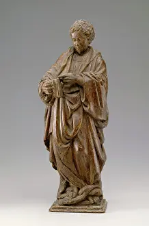 Gilding Prints: Saint John the Evangelist, early 15th century. Creator: Circle of Jacopo della Quercia