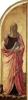 Saint John the Evangelist (right shutter panel of the Tabernacle of the Linaioli), ca. 1433. Creator: Angelico, Fra Giovanni, da Fiesole (ca. 1400-1455)
