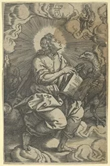 Saint John, from The Four Evangelists, 1539. Creator: Heinrich Aldegrever