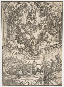 Saint John before God and the Elders, from The Apocalypse. n. d. Creator: Albrecht Durer