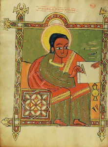 Ethiopia Prints: Saint John; Gospel Book, about 1504-1505. Creator: Unknown