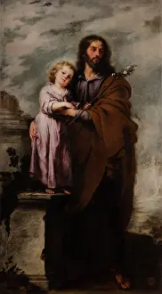 Bartolom Estebn 1617 1682 Prints: Saint Joseph with Infant Christ