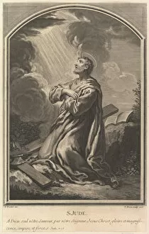 Judas Gallery: Saint Jude, 1726. Creator: Etienne Brion