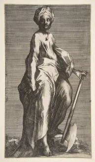 Matthias St Prints: Saint Jude (or Saint Matthias), 1595-1616. Creator: Jacques Bellange