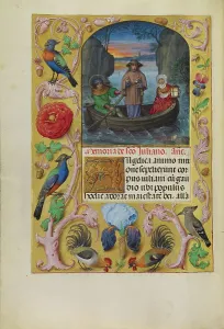 Rooster Prints: Saint Julianus and his Wife; Spinola Hours
