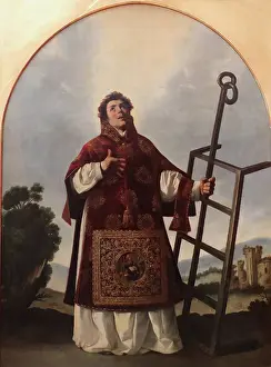 Cookery Prints: Saint Lawrence, 1636. Creator: Francisco de Zurbaran