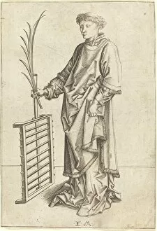 Saint Lawrence, c. 1480 / 1490. Creator: Israhel van Meckenem
