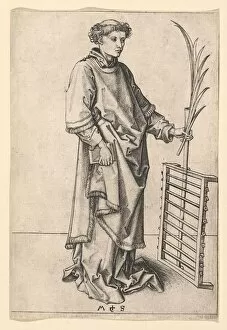 Saint Lawrence, ca. 1435-1491. Creator: Martin Schongauer