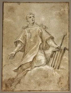 Laurence Saint Prints: Saint Lawrence in Glory, n.d. Creator: Sigismondo Caula