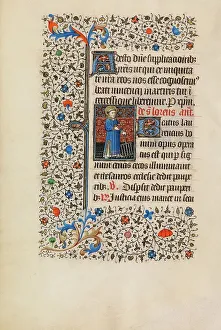 Grill Prints: Saint Lawrence with a Gridiron; Book of Hours