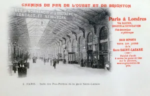 Saint-Lazare Station, Paris, c1900