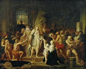 Saint Louis à Damiette, c.1819. Creator: Pierre Nolasque Bergeret