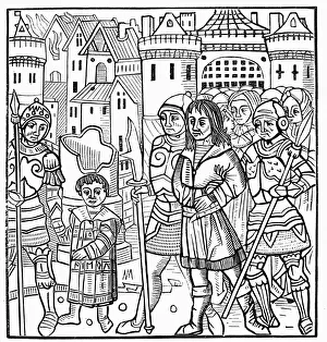 Saint Louis and his brothers taken prisoner during the Seventh Crusade, 1250 (1522)