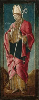 Bishops Mitre Collection: Saint Louis of Toulouse, c. 1470 / 1480. Creator: CosmeTura