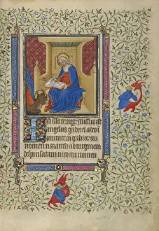 Saint Luke; Book of Hours, about 1410. Creator: Unknown