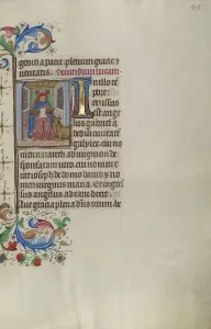 Saint Luke Prints: Saint Luke; Book of Hours, about 1450-1455. Creator: Master of the Lee Hours