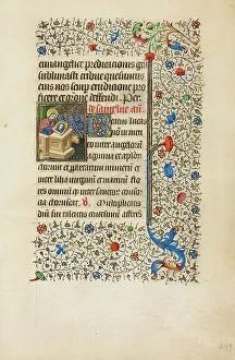 Luke St Prints: Saint Luke Painting an Image of the Virgin; Book of Hours