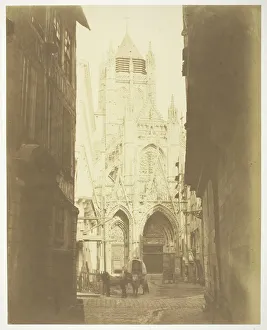 Saint Maclou de Rouen, 1854/55, printed 1855. Creators: Bisson Frères Saint Maclou de Rouen, 1854/55, printed 1855. Creators: Bisson Frères
