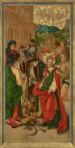 Loyalty Prints: Saint Margaret of Antioch brought before Olybrius