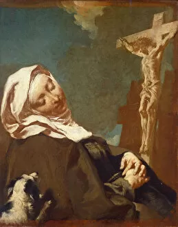 Piazetta Giambattista Gallery: Saint Margaret of Cortona, 1737. Creator: Giovanni Battista Piazzetta