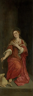 Margaret The Virgin Prints: Saint Margaret. Creator: Michiel Coxie