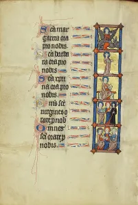 Crook Prints: Saint Margaret and the Dragon: Saint Barbara with a Book: Saint Christina: Two