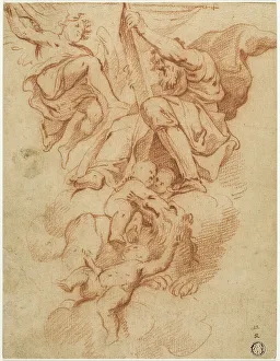 Saint Mark Prints: Saint Mark, after 1627. Creator: Domenichino
