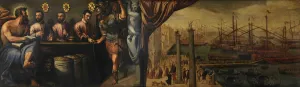 Saint Mark Prints: Saint Mark assists three Magistrates in recruiting the militia for the fleet