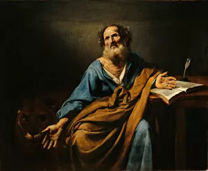 Baptist Collection: Saint Mark the Evangelist, ca 1624-1625