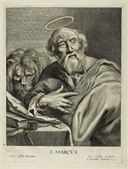 Saint Mark Prints: Saint Mark, n.d. Creator: Cornelis de Visscher