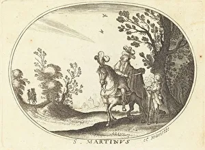 Saint Martin and the Beggar. Creator: Balthasar Moncornet