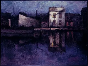 Canal St Martin Prints: Saint-Martin canal, 10th arrondissement, 1890. Creator: Unknown