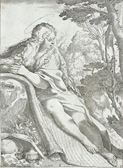 Anibale Caracci Prints: Saint Mary Magdalene, 1591. Creator: Annibale Carracci