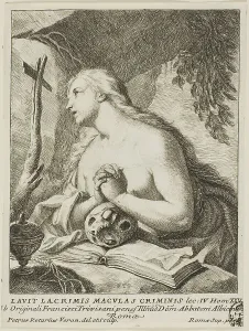 Rotari Pietro Prints: Saint Mary Magdalene, 1728/31. Creator: Pietro Rotari