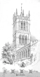 Leicestershire Prints: Saint Marys, Melton-Mowbray. Leicestershire, c1850s. Artist: Day & Son