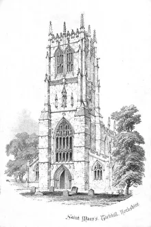Perpendicular Prints: Saint Marys, Tickhill. Yorkshire, c1850s