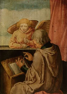 Matthew The Apostle Prints: Saint Matthew, after 1518. Creator: Leyden, Lucas, van (1489/94-1533)