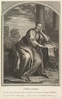 Disciple Gallery: Saint Matthew, 1726. Creator: Louis Jacob