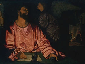 Girolamo Gallery: Saint Matthew and the Angel. Creator: Giovanni Girolamo Savoldo